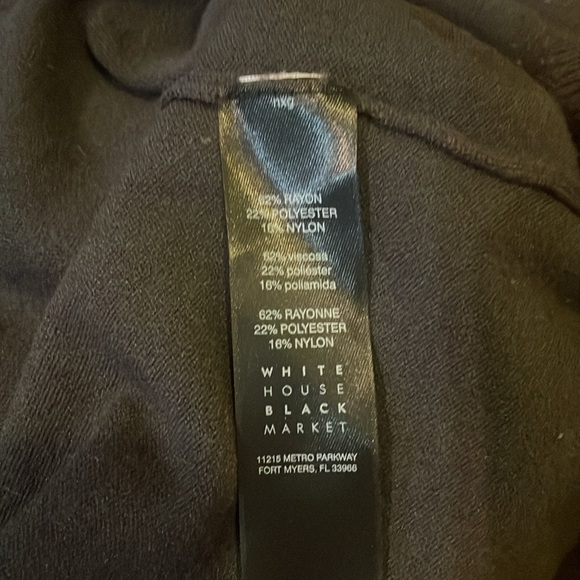 Charcoal gray fitted turtleneck sweater - Picture 4 of 4